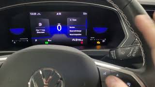 2022 VW oil/service reset follow along Digital Cluster