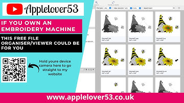 If you use an embroidery machine you need this stitch file viewer/organiser For Mac & Windows