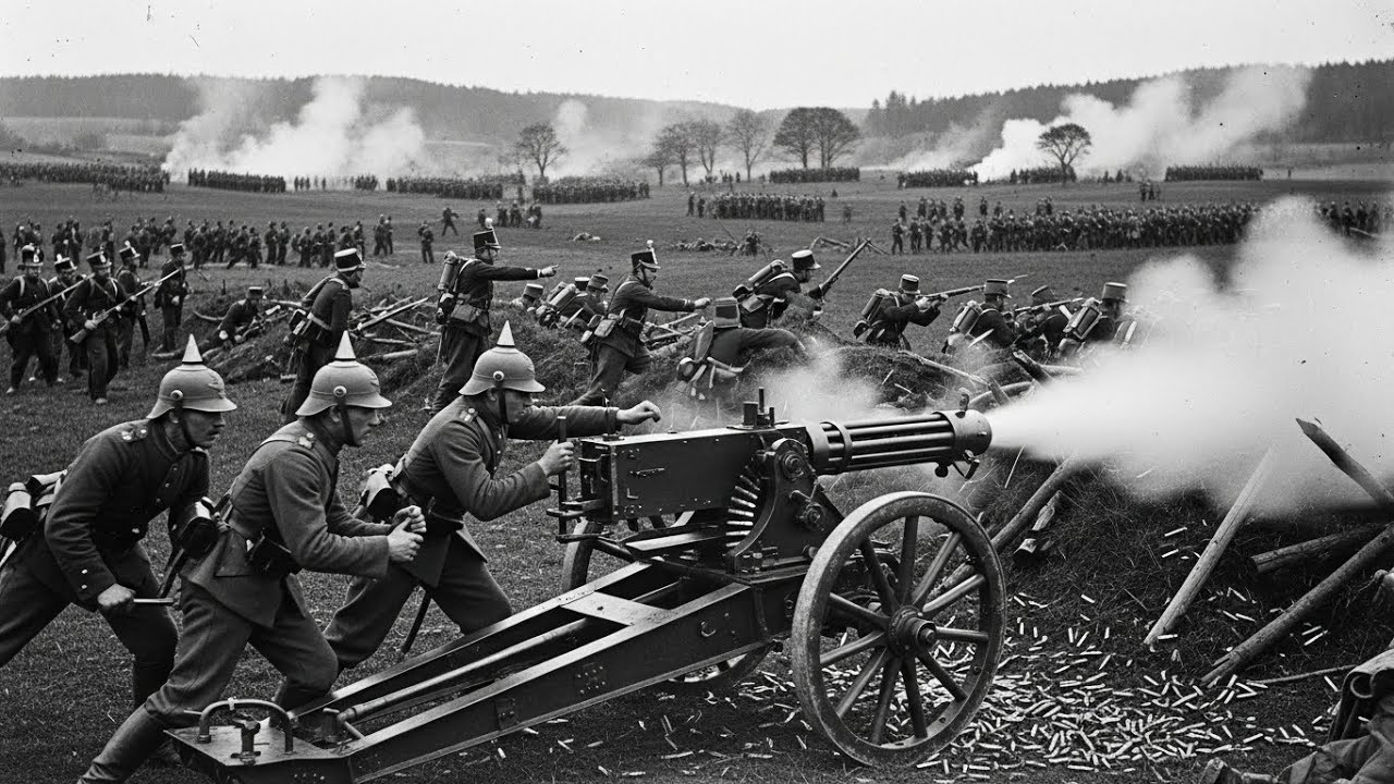 Als Franzosen das preußische Gatling-Gewehr sahen, lachten sie, bis sie den Klang des Todes hörten