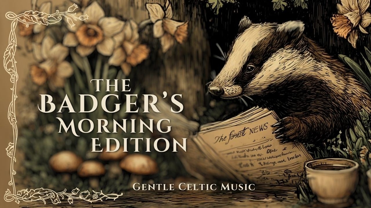 Cozy Celtic Fantasy Music for Reading & Focus 🌼 The Badger’s Morning Edition