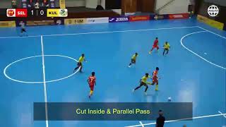 FUTSAL CUT INSIDE + PARALLEL PASS