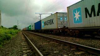 Famous IRFCA- High speed action by 'PYTHON' double freight Wealth