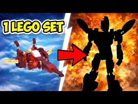 Tutorial: Transformer Space Cruiser built with one LEGO set (31379) / MOC