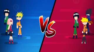 Stickman Ninja: 3v3 Battle Arena - Chapter 1 | Easy Mode | Story Mode - Level 2 Android Gameplay/iOS screenshot 1