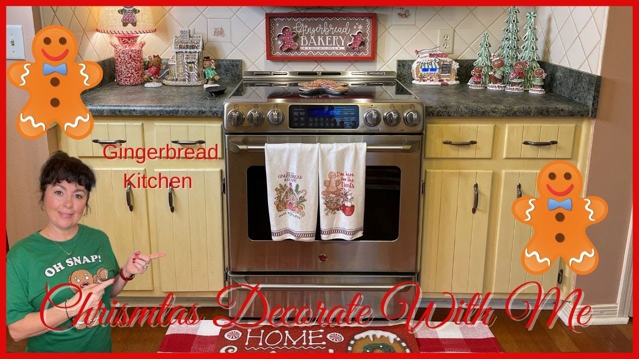 New Decorate With Me For Christmas 2021 Gingerbread Kitchen Decor