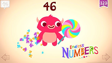 Endless Numbers 46 | Learn Number Forty-six | Fun Learning for Kids