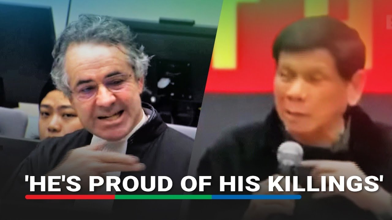 ICC prosecution brings up Duterte's throat-slit gesture | ABS-CBN News