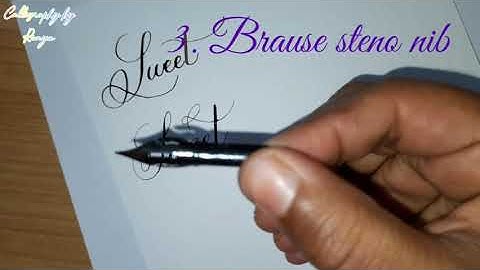Five nibs I recommend!! | Copperplate calligraphy,  best nibs for beginners