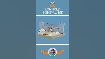 Low Poly Battlefield #3Dmodelling #3Dmodel #lowpoly #3D #blender #modeling #medieval #historic