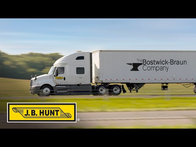 J.B. Hunt Customer Bostwick-Braun Talks Fleet Management - YouTube