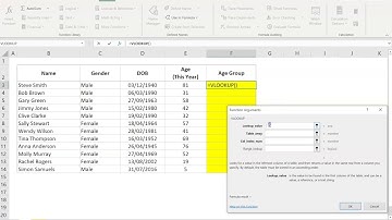 Calculating Age Groups