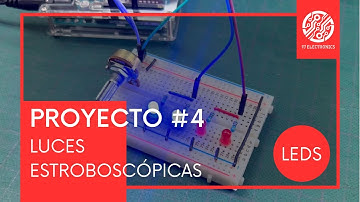 Proyecto #4 - Luces Estroboscópicas #arduino #electronica #tjelectronics