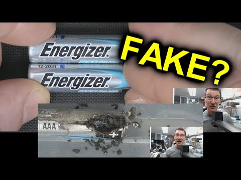 EEVblog #1350 - Fake Energizer Batteries?