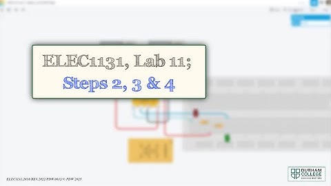 ELEC1131 Lab 11 Steps 2, 3 and 4 2025