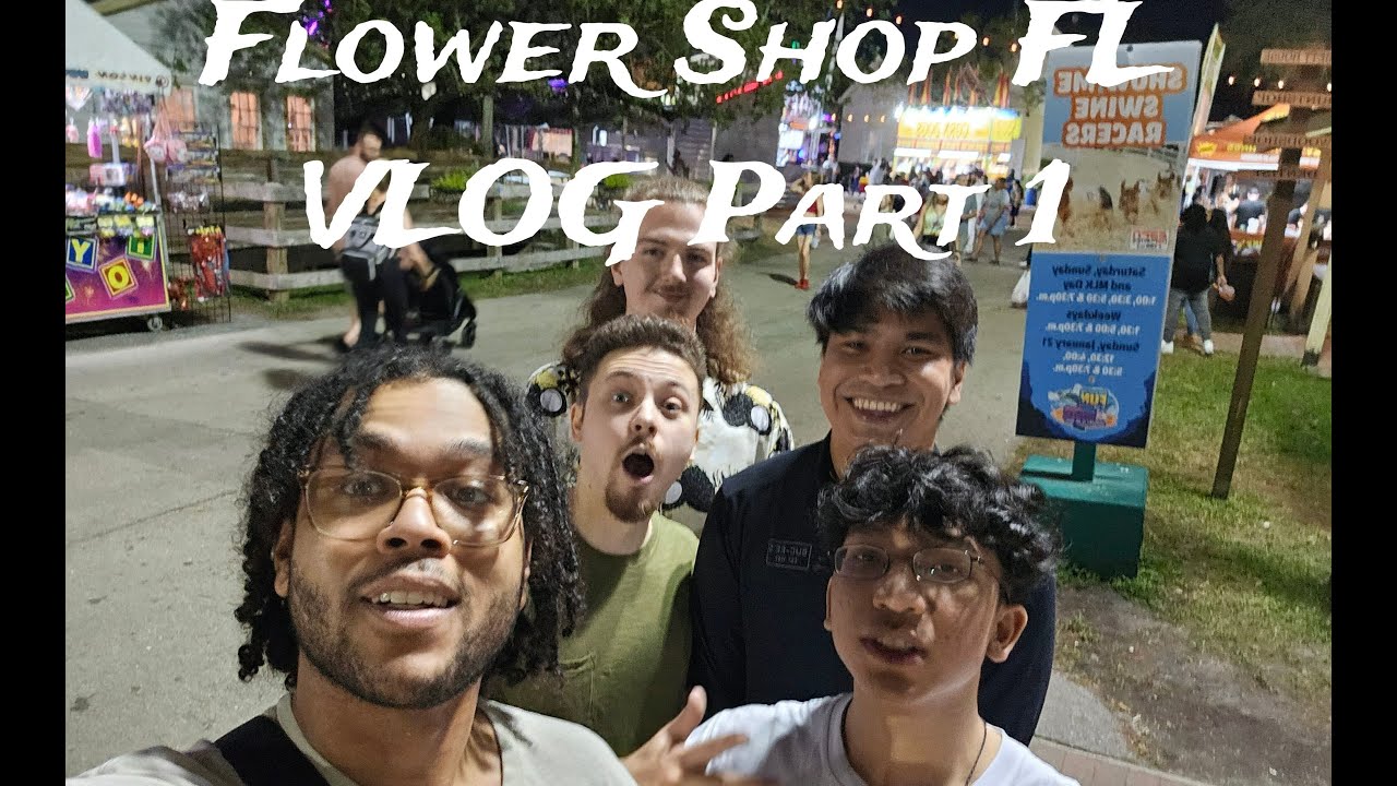 Group Gooning Session Flower Shop Florida VLOG Part 1 YouTube