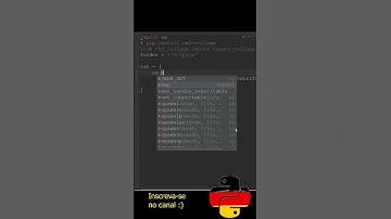 Colagem de fotos em 30 segundos com Python