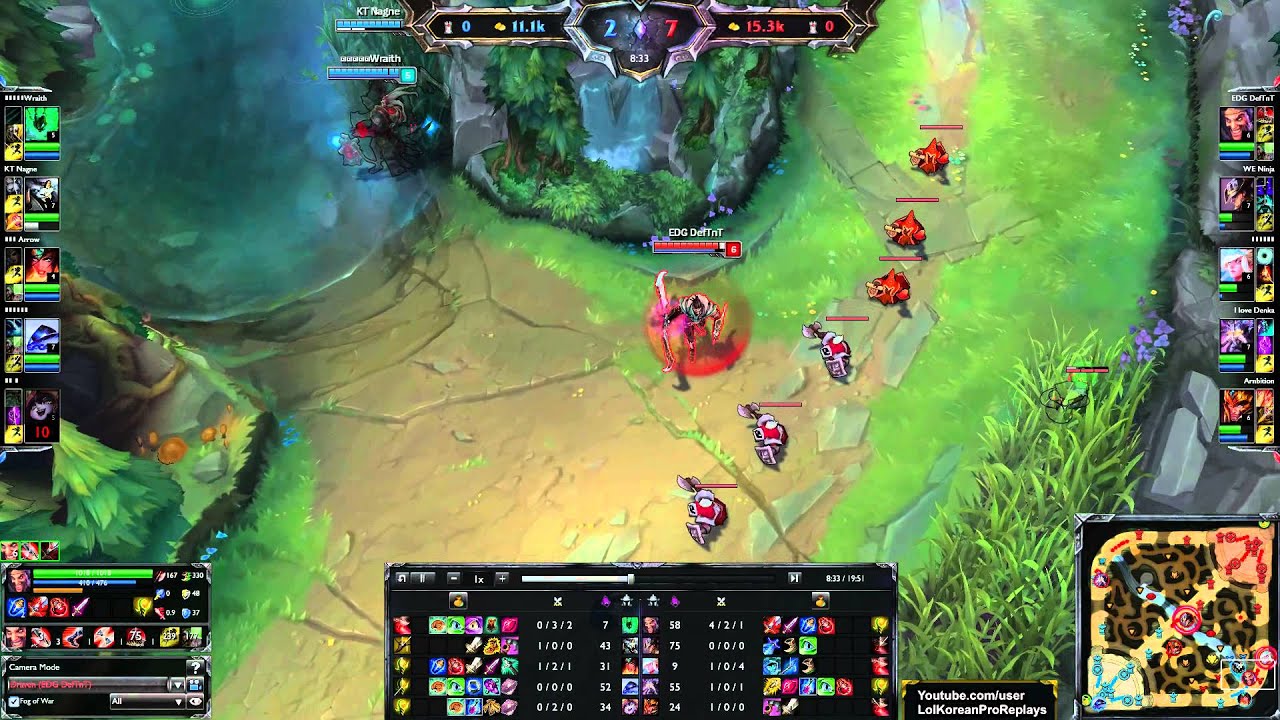 EDG Deft Draven vs KT Arrow Sivir ADC Ranked Challenger Korea