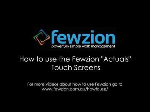 Fewzion Lean Visual Management System Screens