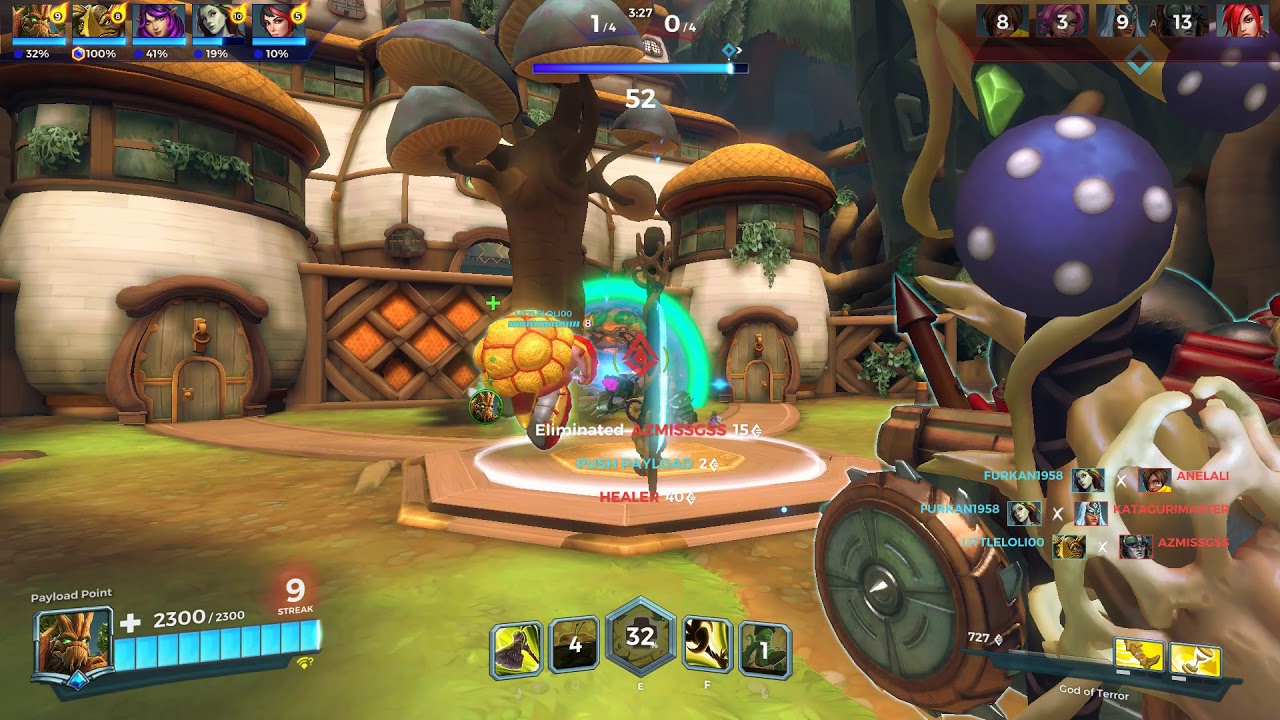 Grover Doom Shroom Rampant Blooming 4-1 Brightmarsh Map Paladins Ranked Gameplay 2019 05 21 16 06 01