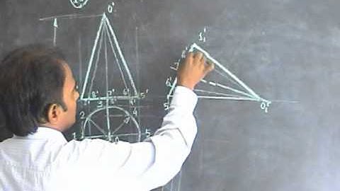 Engineering Graphics MADE EASY by Prof.Dr.R.Edison -Projections of Solids Problem 15