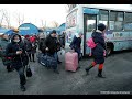 Беженцы из Донбасса прибывают в Россию