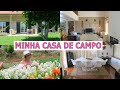 CASA RÚSTICA DE CAMPO-DECORAÇÃO SIMPLES