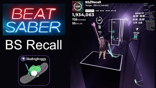 This NEW RANKED MAP is SO FUN (BS Recall) | Beat Saber Mixed Reality