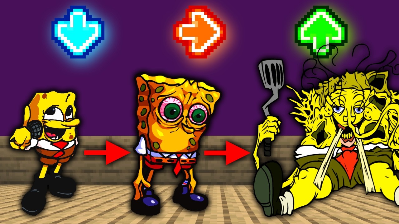 SPONGEBOB HORROR | FNF Character Test | Gameplay VS Playground