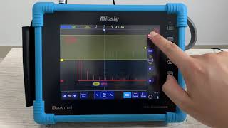 Micsig tablet oscilloscope math function FFT Fast Fourier Transform