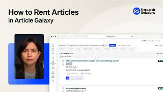 How to Rent Articles in Article Galaxy