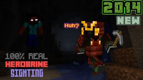 100% Real Herobrine Sighting 2014 Part 2