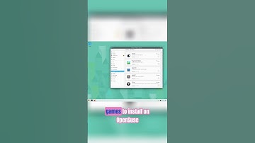 OpenSuse: Install Steam & Play Games Easily! #shorts