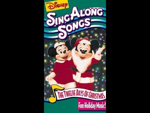 Disney Sing Along Songs - The Twelve Days of Christmas (1993) [1994 VHS]