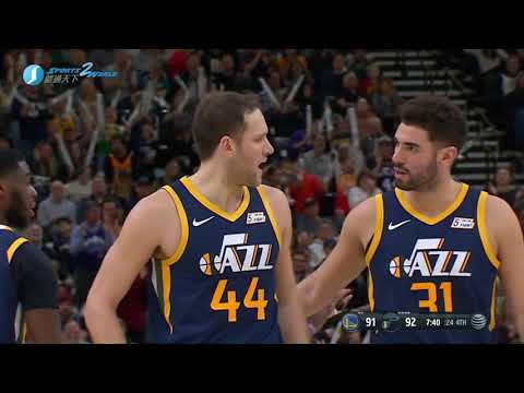 【NBA 賽事精華】常規賽 14-12-2019 勇士 @ 爵士