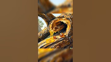 how is amber created?