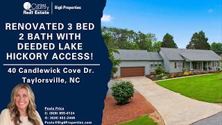 Come Home to 40 Candlewick Cove #TaylorsvilleNCEstate #LakeHickory #LakeHome #LakeLiving #OpenHouse