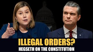 Would You Refuse? Slotkin Confronts Hegseth on Illegal Military Orders
