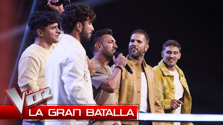Ginés, Santiago, Paquito, Manuel y Carlos cantan "Vida loca" | Batallas | La Voz Antena 3 2024