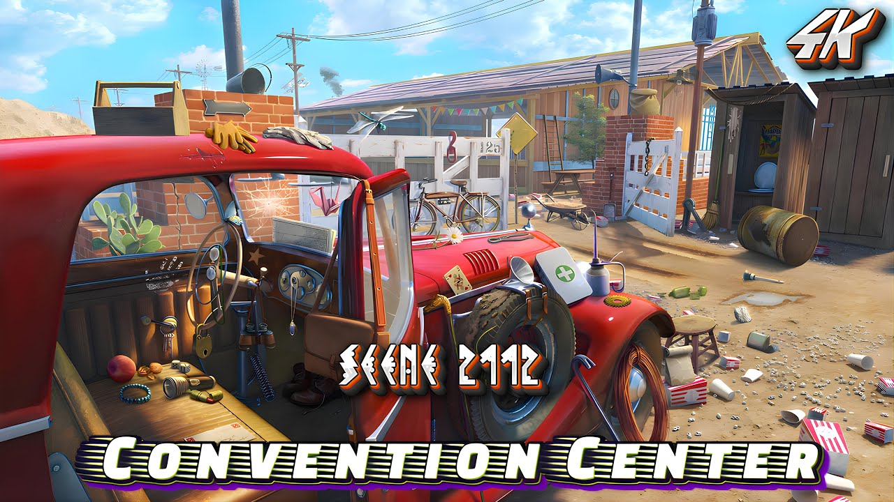 June's Journey Scene 2112 | Vol 09 Ch 28 | Convention Center | Mastered Scene [4K UHD 60FPS]