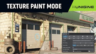 Texture Paint Mode - UNIGINE Engine 2.16 Feature Preview