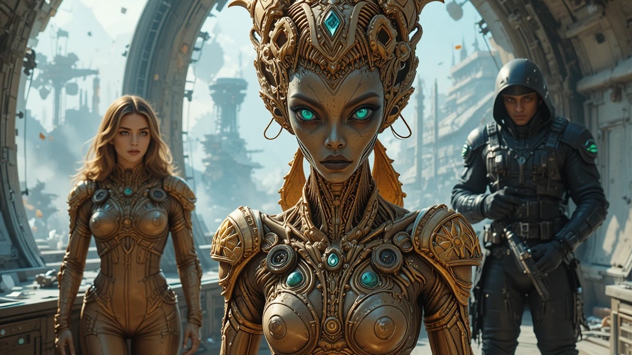 No One Spoke to the Disfigured Alien Woman Until the Alien Queen Saw a Human Sit Beside Her