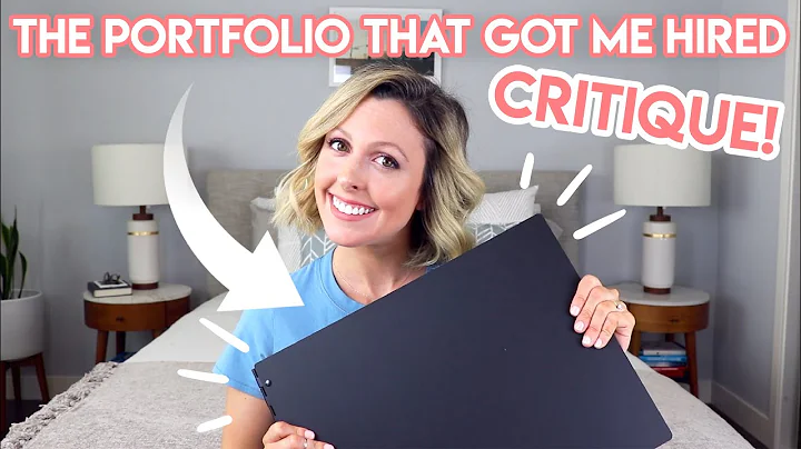 CRITIQUING THE PORTFOLIO THAT GOT ME HIRED (ANIMAT...