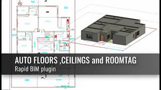 Auto-Generate Rooms, Floors & Ceilings in Revit | RapidBIM Plugin