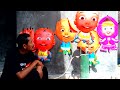 PENGALAMAN ISI SENDIRI BALON TERBANG KARAKTER UPIN & IPIN DENGAN ALAT YANG SEDERHANA SEKALI