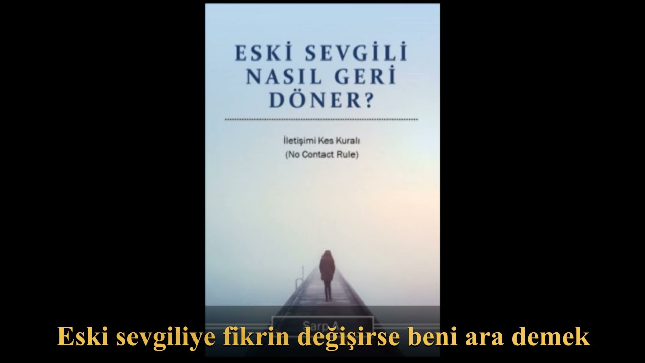 Eski sevgiliye fikrin değişirse beni ara demek