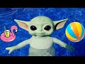 Baby Yoda Packing Travel bag For Vacation Grogu