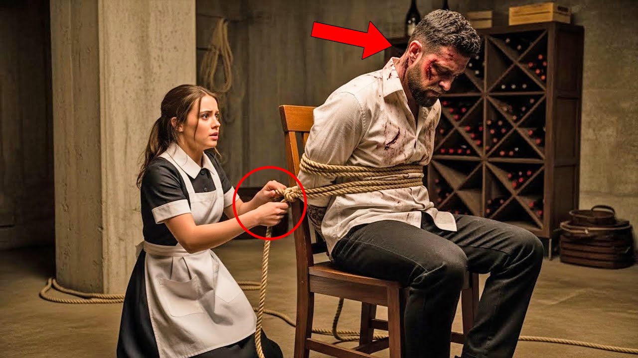 The Poor Maid Who Found a Mafia Boss Locked in the Basement — And the Shocking Truth