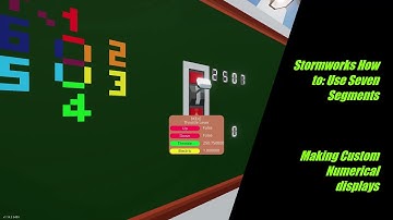 Stormworks How to: Use Seven Segments - Making Custom Numerical displays #stormworks