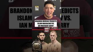 Brandon Moreno gives a prediction on Islam Makhachev vs. Ian Machado Garry for UFC 330