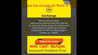 Wild Cash Learn & Earn Apps Multiple Accounts Problem Find Tecnick. screenshot 5